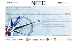 Parte NEC  la Piattaforma digitale per l’edilizia del Nord Est