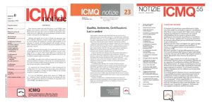 Dalla qualità alla sostenibilità: 100 numeri del Notiziario ICMQ